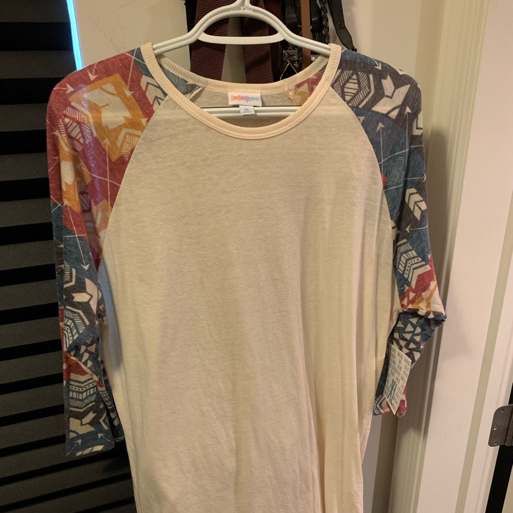 Lularoe Randy with Tattoo Style Sleeves